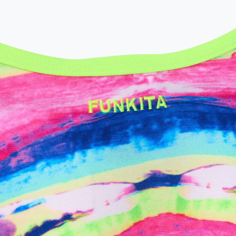 Egyrészes fürdőruha Funkita Single Strength One piece paint patch 3