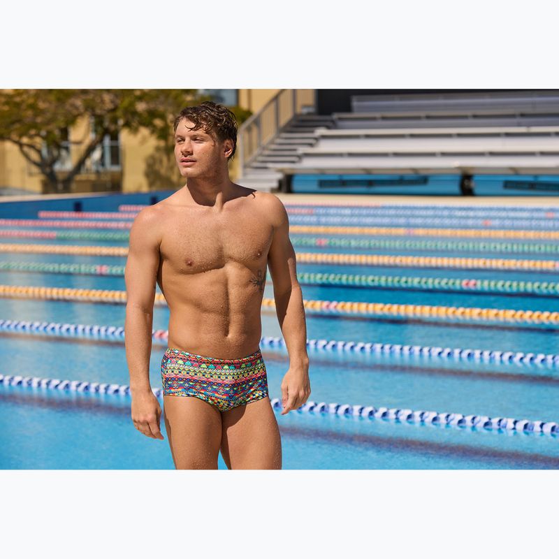 Férfi úszó boxeralsó Funky Trunks Sidewinder Trunks packed up 5