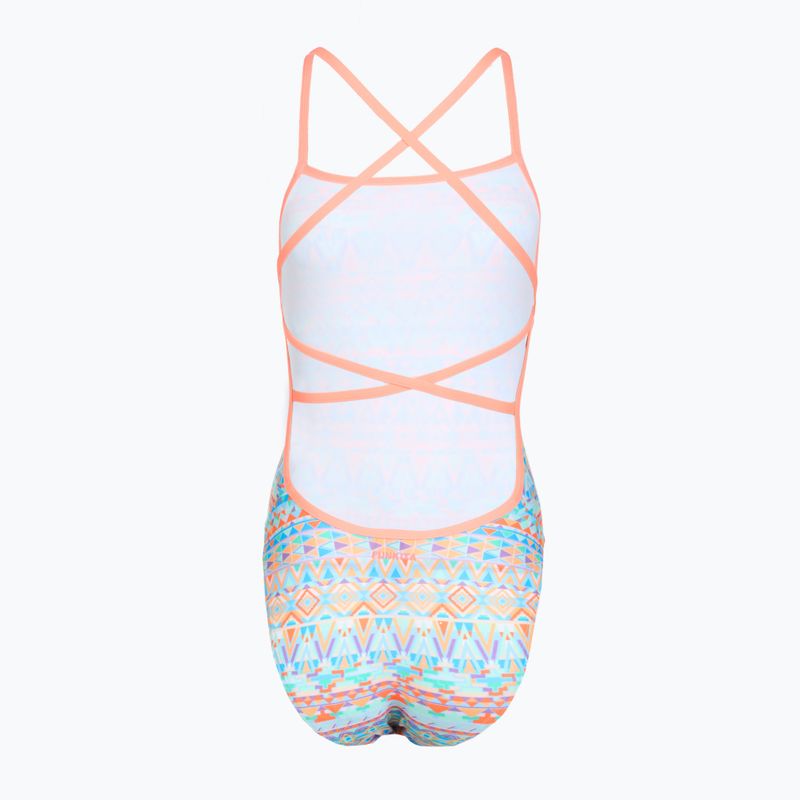 Női egyrészes fürdőruha Funkita Strapped In One piece ship shape 2