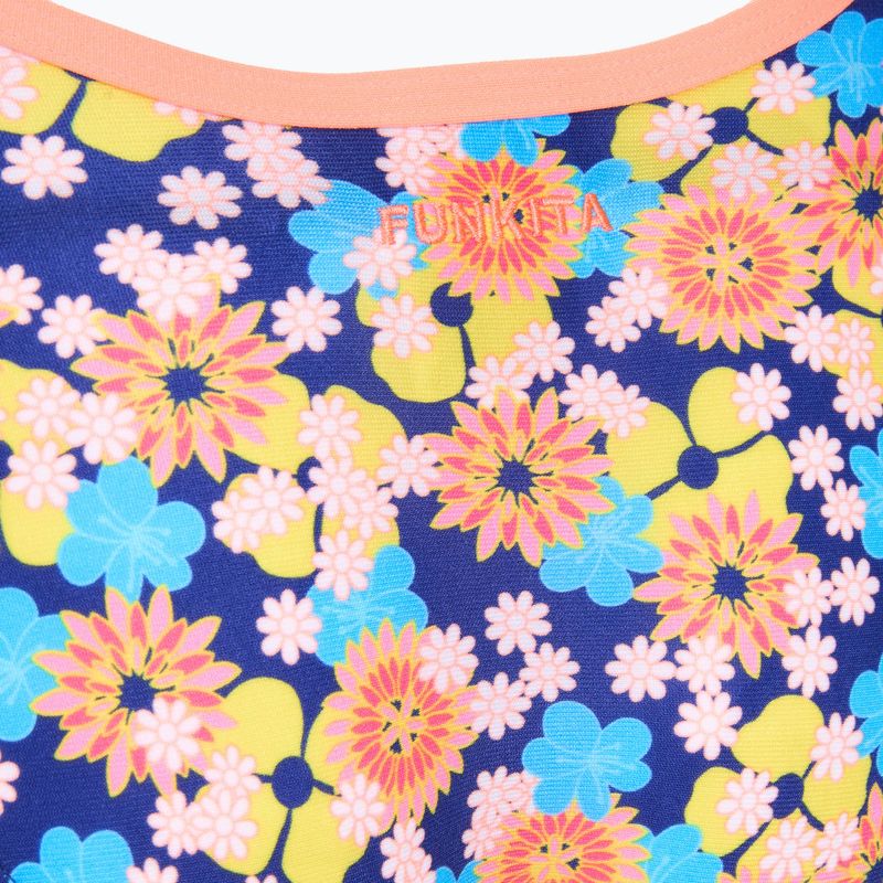 Női egyrészes fürdőruha  Funkita Tie Me Tight One piece killer flowers 3