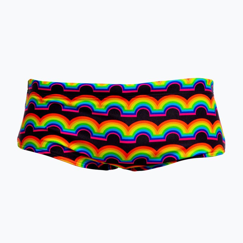 Férfi úszó boxeralsó Funky Trunks Sidewinder Trunks rainbowie