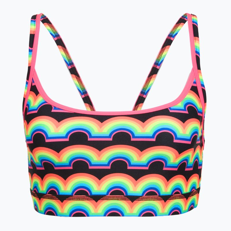 Fürdőruha felső Funkita Sports Top rainbowie