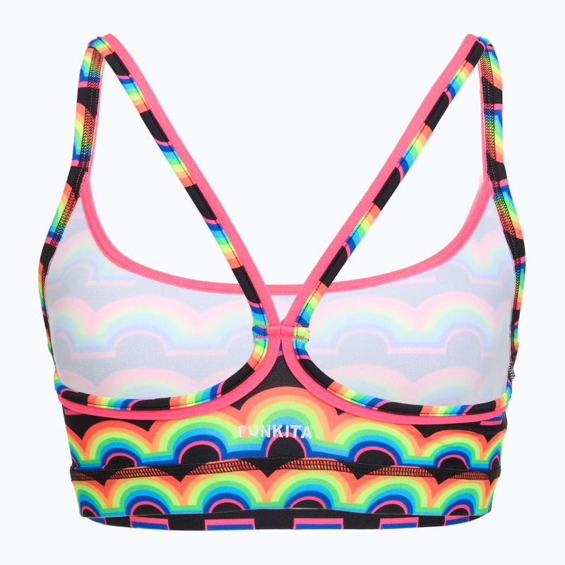 Fürdőruha felső Funkita Sports Top rainbowie 2