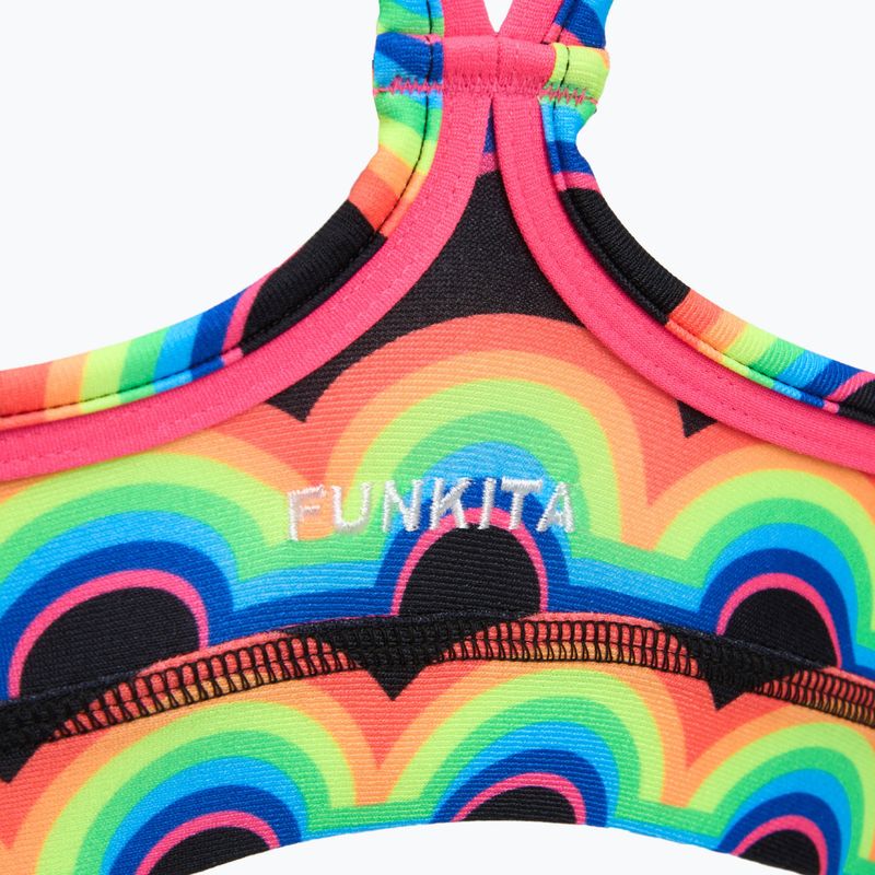 Fürdőruha felső Funkita Sports Top rainbowie 3