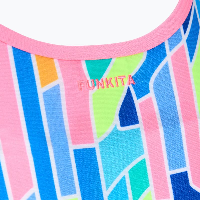 Női egyrészes fürdőruha Funkita Single Strap One piece pillared 3