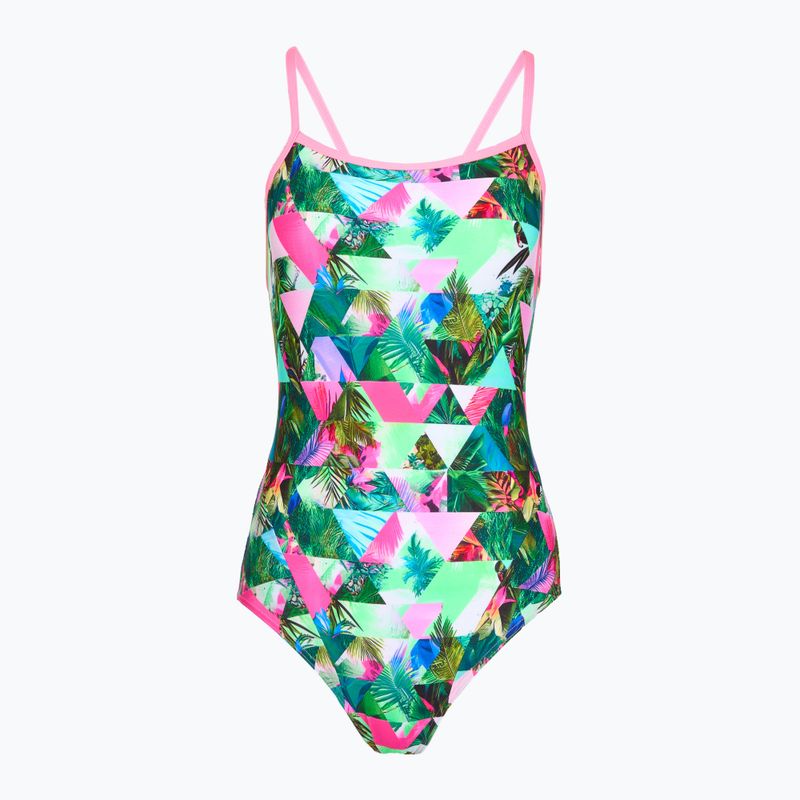 Női egyrészes fürdőruha Funkita Single Strap One piece sub lime