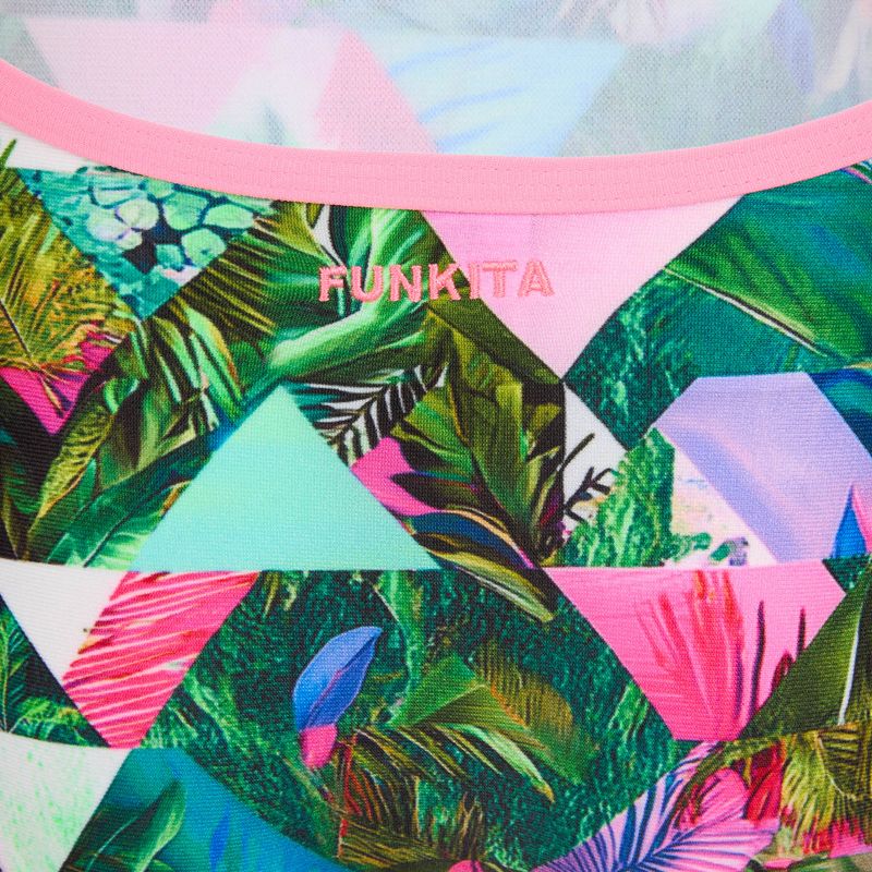 Gyermek egy részes úszódressz Funkita Single Strap One Piece sub lime 3