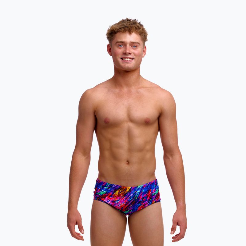 Gyerek úszó boxeralsó Funky Trunks Sidewinder Trunks big bang 2