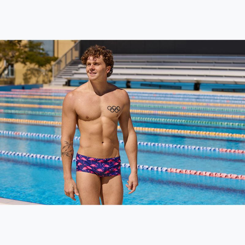 Férfi úszó boxeralsó Funky Trunks Sidewinder Trunks flocked up 6