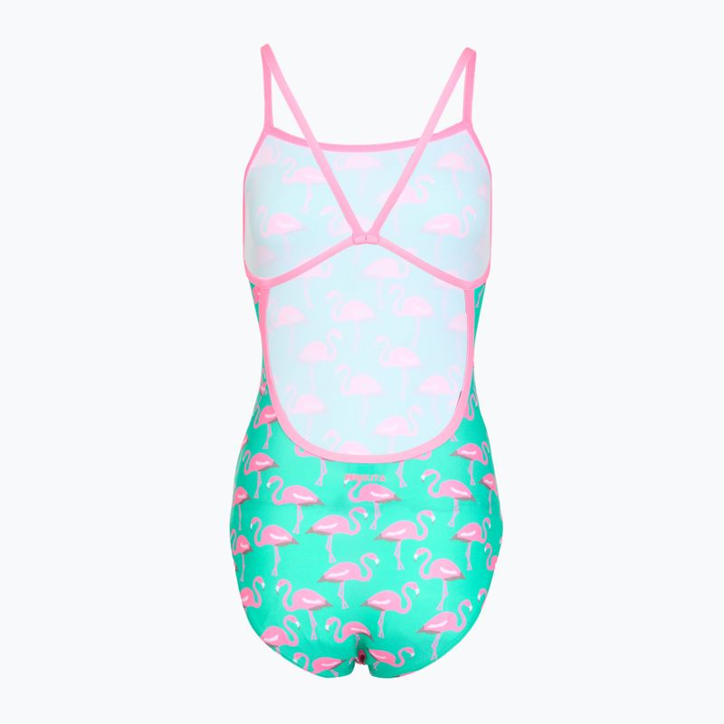 Női egyrészes fürdőruha  Funkita Single Strap One piece go flamingo! 2