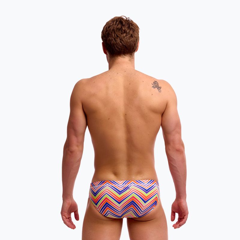 Férfi úszó slip Funky Trunks Classic Brief down up 4