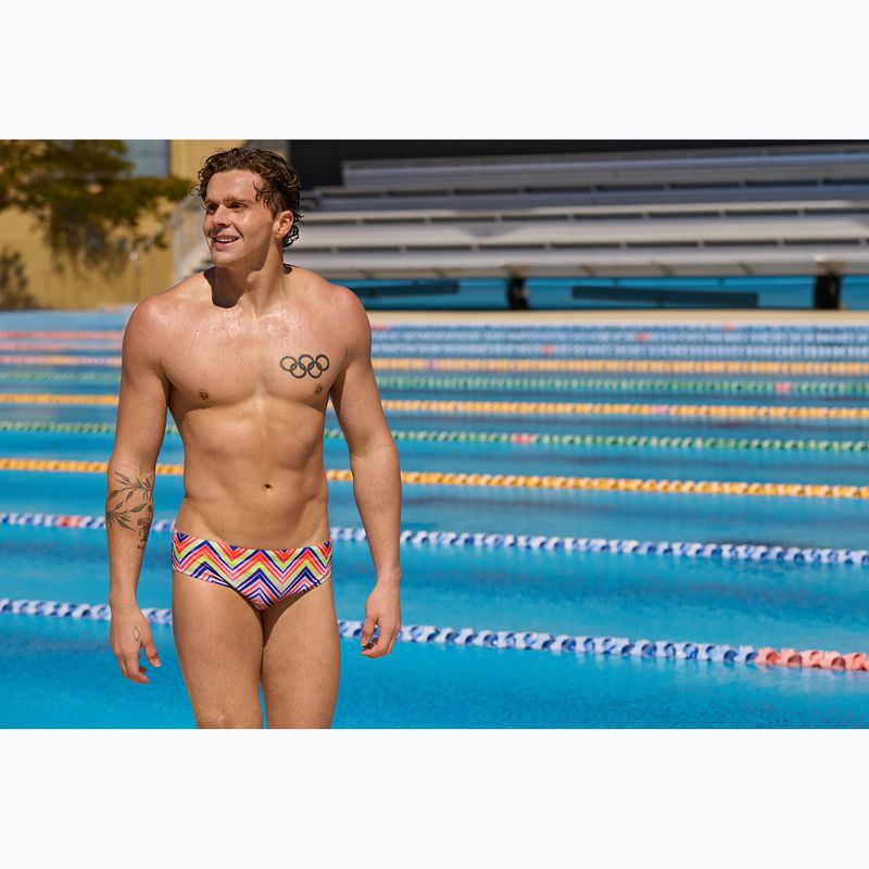 Férfi úszó slip Funky Trunks Classic Brief down up 6