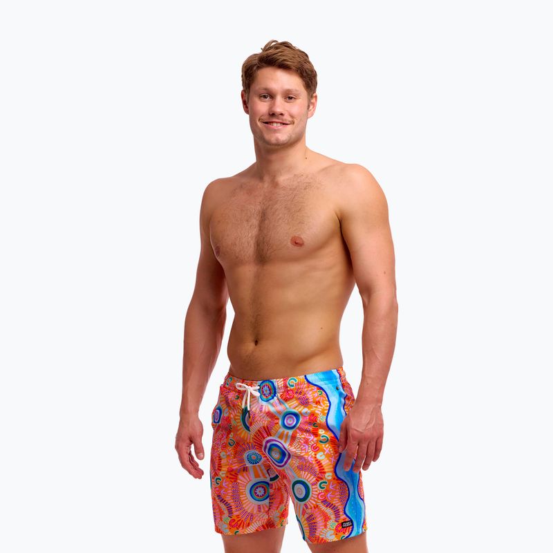 Férfi úszóshortok Funky Trunks Long Johnny Short culinary colour 3