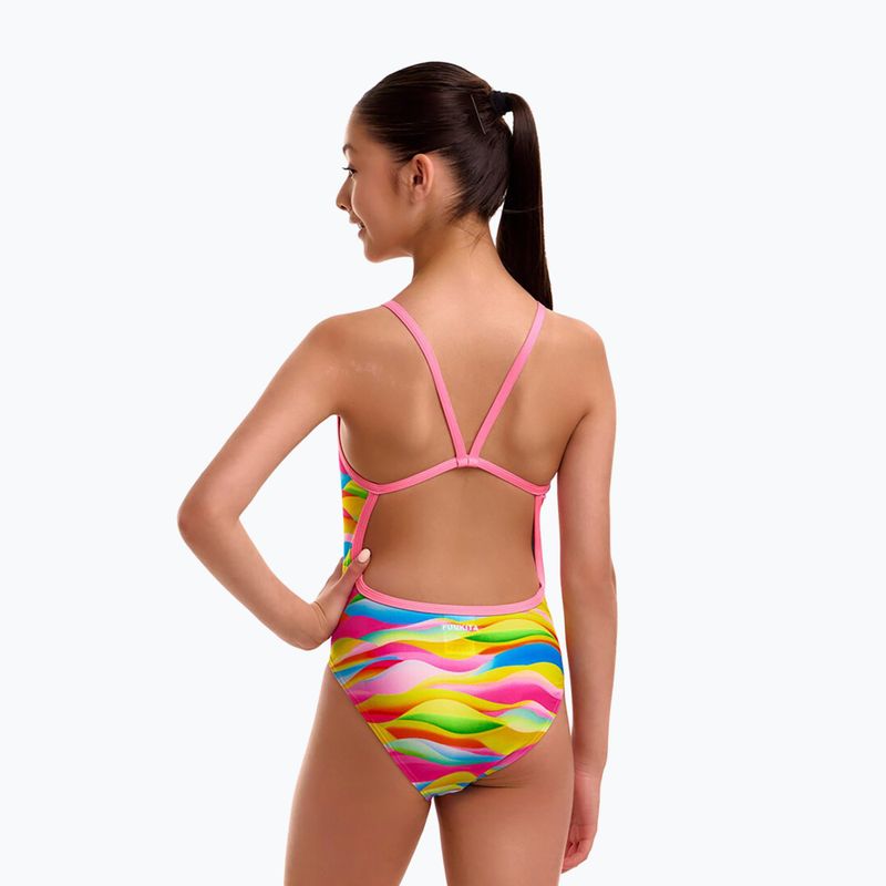 Gyermek egy részes fürdőruha Funkita Single Strap One pieces maybe wavy 2