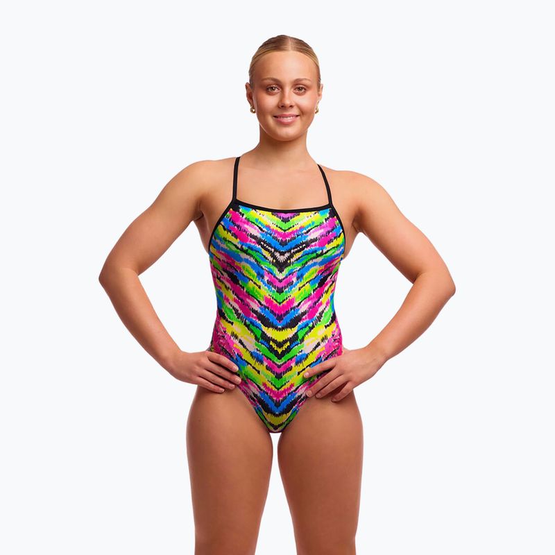 Női egyrészes fürdőruha Funkita Single Strap One pieces happy hide