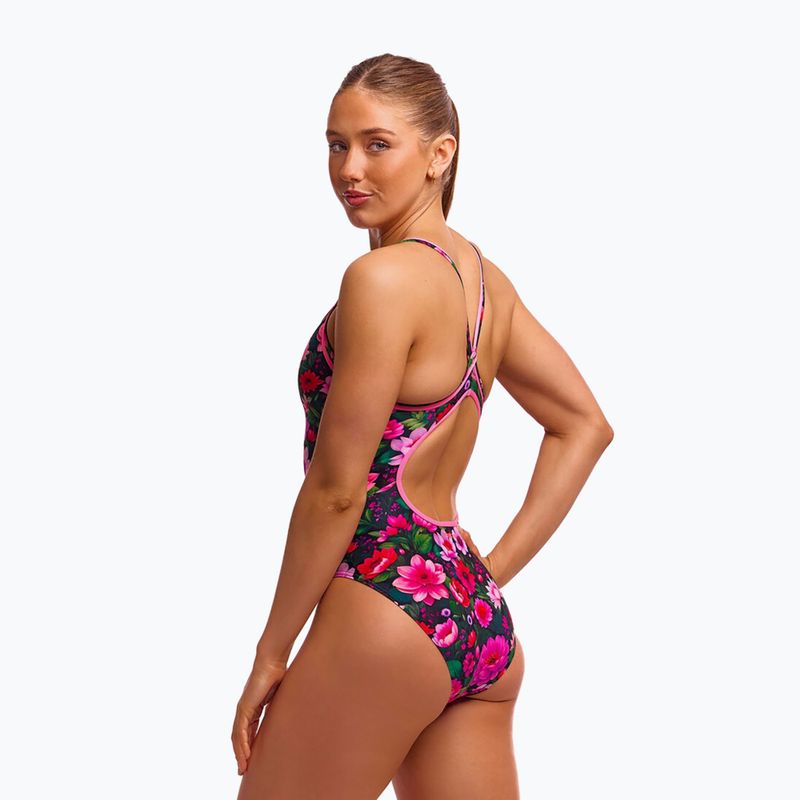 Női egyrészes fürdőruha Funkita Diamond Back One pieces garden glow 2