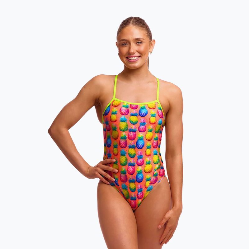 Női egyrészes fürdőruha Funkita Single Strap One pieces pinky pinley