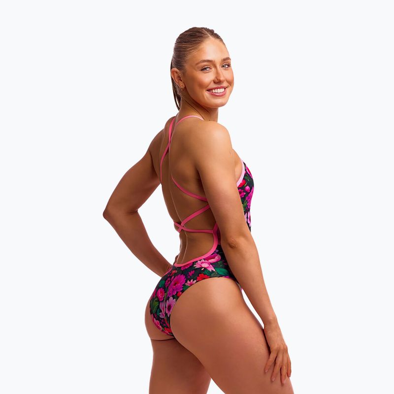 Női egyrészes fürdőruha Funkita Strapped Secure One pieces garden glow 2