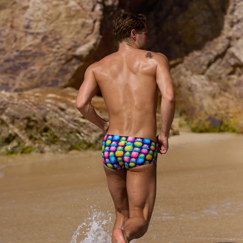 Férfi úszó bokszerek Funky Trunks Sidewinder Trunks pine gap 6