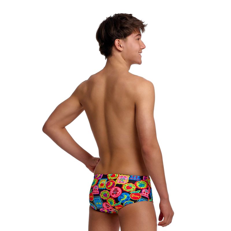 Fiú boxer úszónadrág Funky Trunks Sidewinder Trunks berry good 3