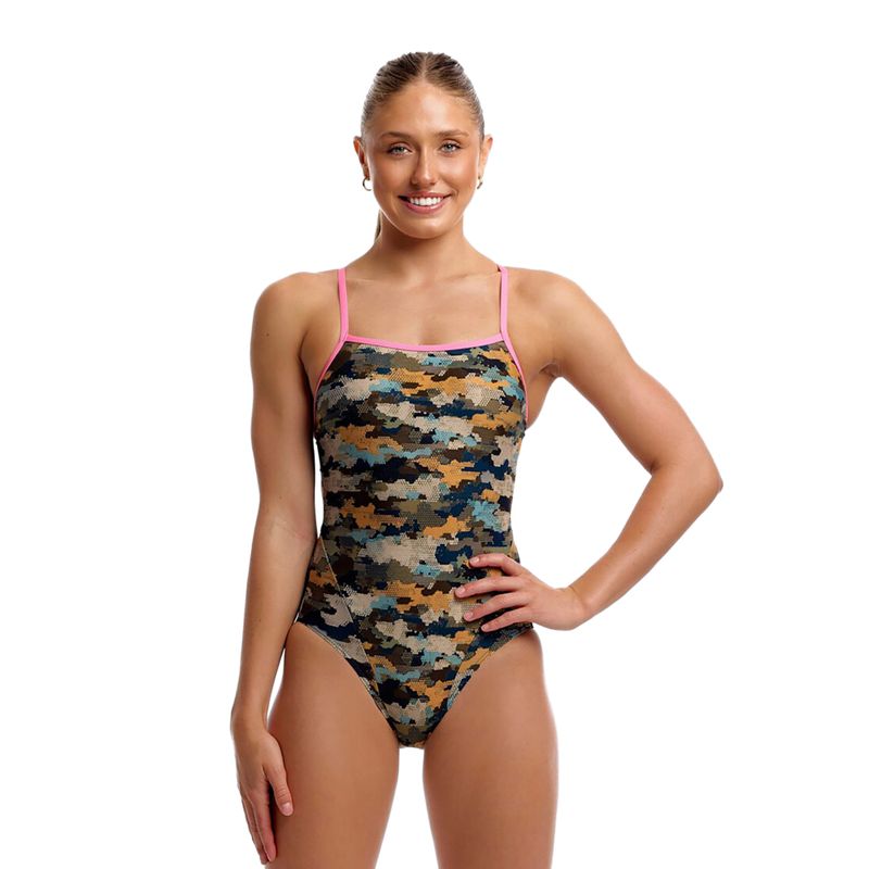 Női egyrészes fürdőruha Funkita Single Strap One Piece bilko baby 2