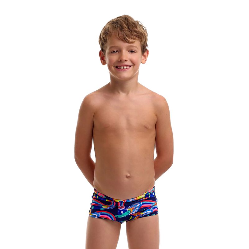 Fiú boxer úszónadrág Funky Trunks Printed Trunks blast buddies 2