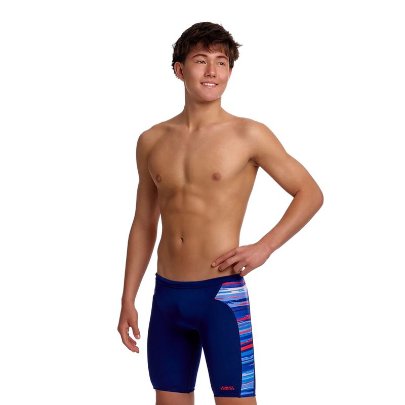 Gyerek jammer úszónadrág Funky Trunks Training Jammers lost lines 2