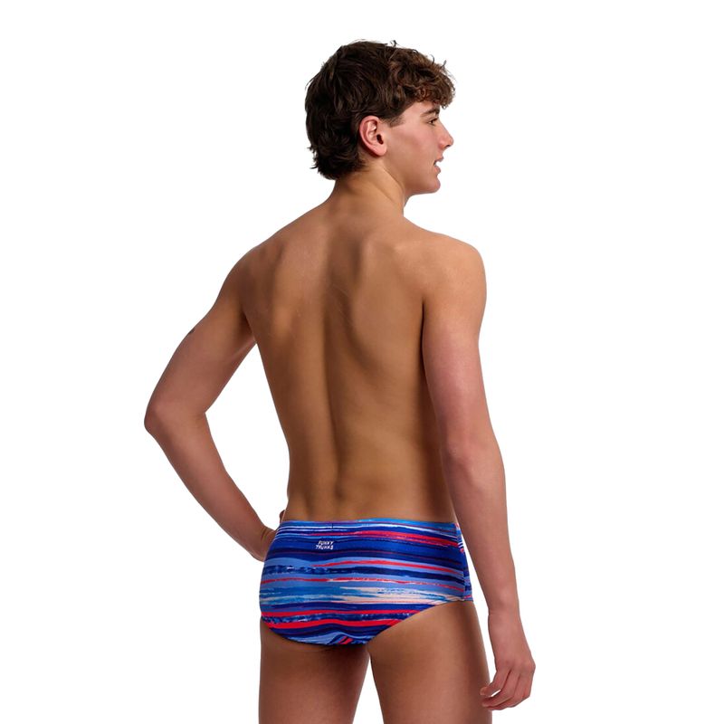 Fiú boxer úszónadrág Funky Trunks Sidewinder Trunks lost lines 2