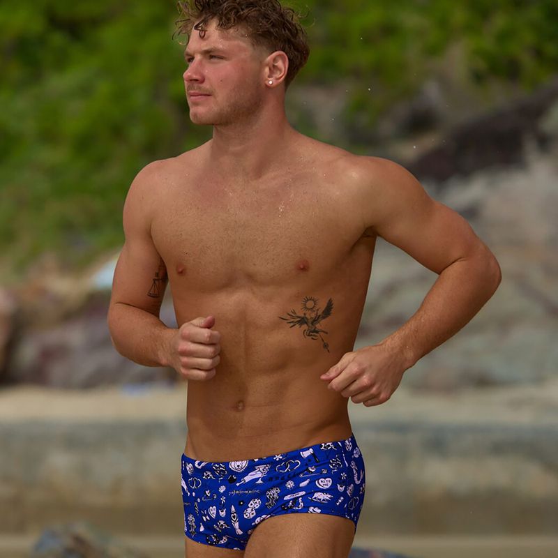 Férfi úszó boxer nadrág Funky Trunks Sidewinder Trunks scratchy 4