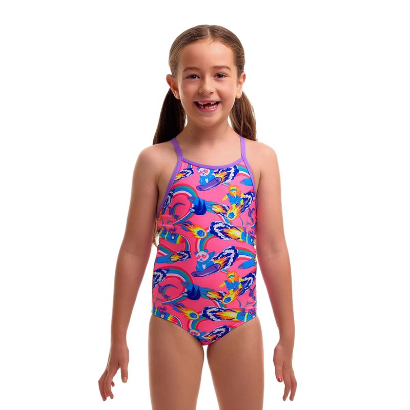 Gyerek egyrészes fürdőruha Funkita Printed One Piece sweet surfers 2