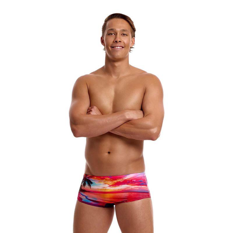 Férfi úszó boxer nadrág Funky Trunks Sidewinder Trunks touch of paradise 2