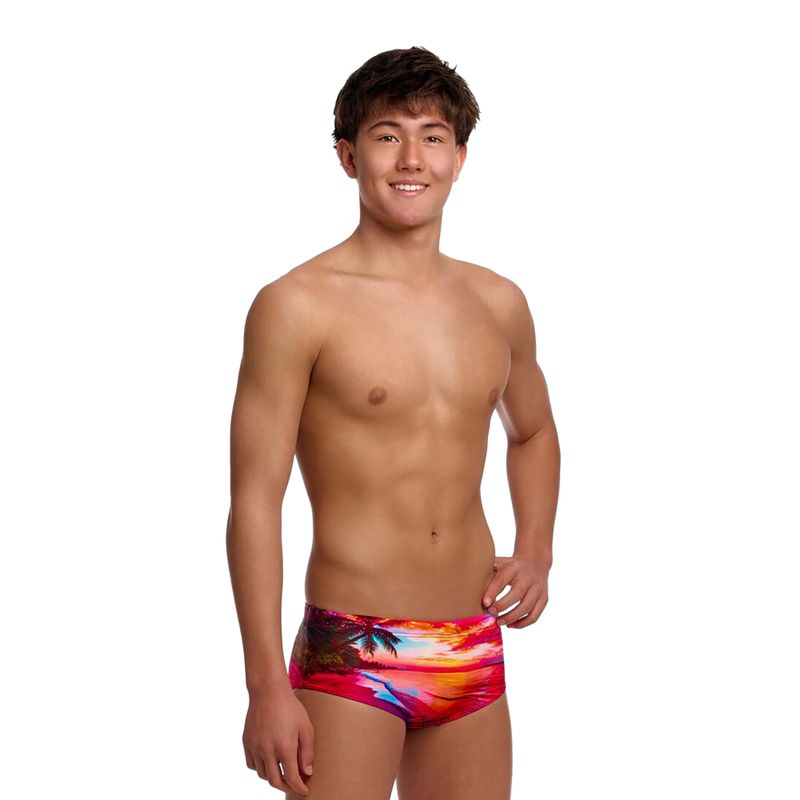 Fiú boxer úszónadrág Funky Trunks Sidewinder Trunks touch of paradise 2