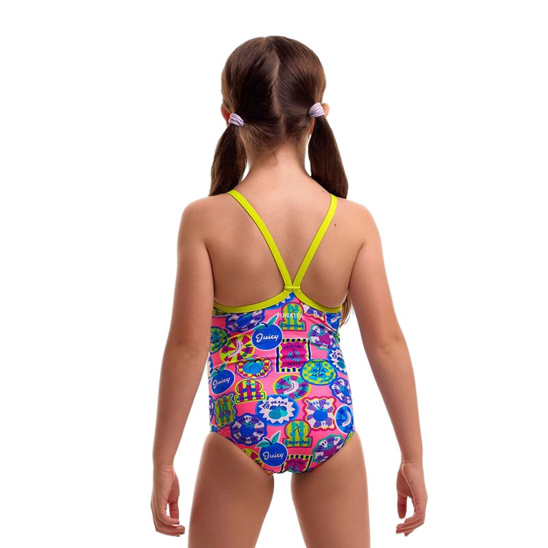 Gyerek egyrészes fürdőruha Funkita Printed One Piece zesty besty 3