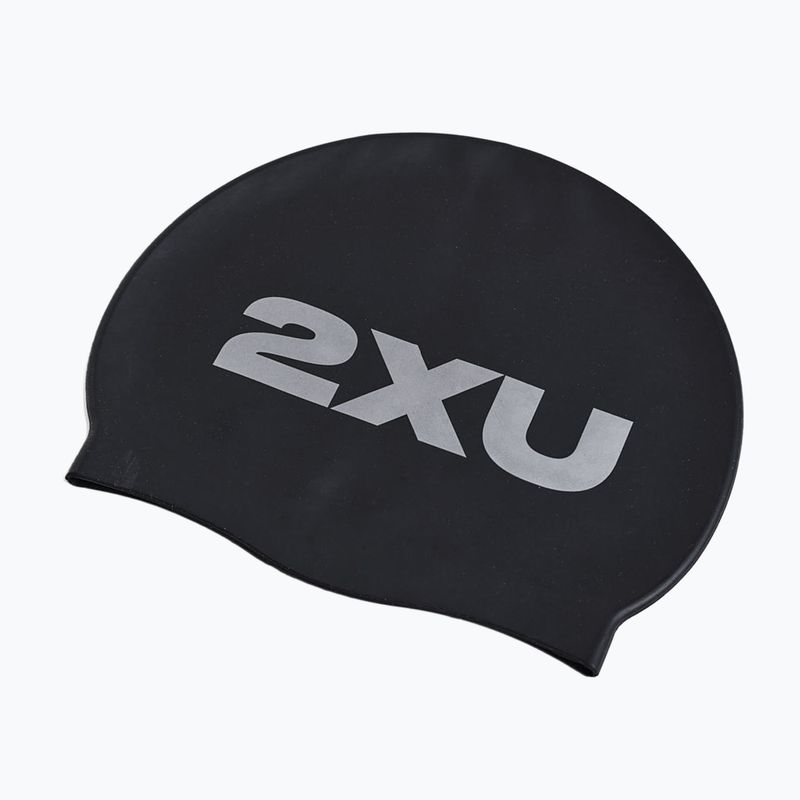 2XU szilikon úszósapka fekete/fekete 2