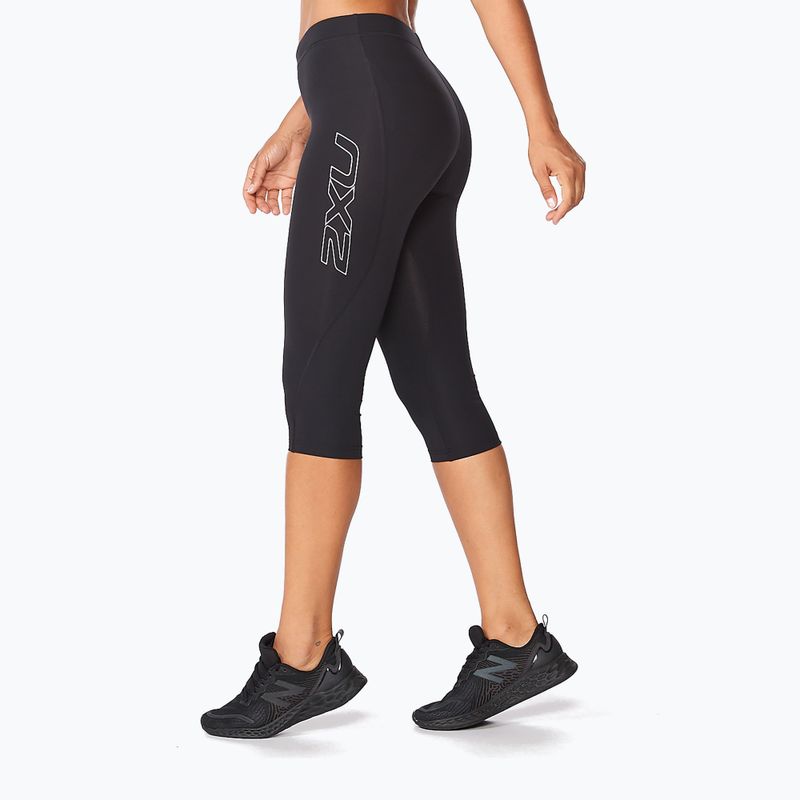 Női edző leggings 2XU Core Compression 3/4 fekete WA4175B 2