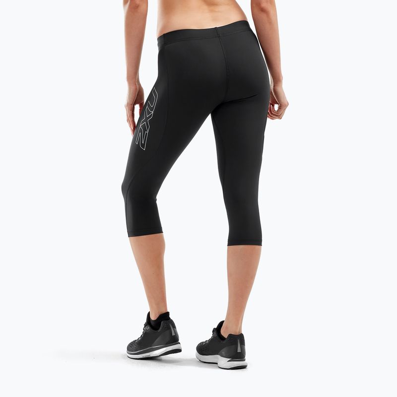 Női edző leggings 2XU Core Compression 3/4 fekete WA4175B 3