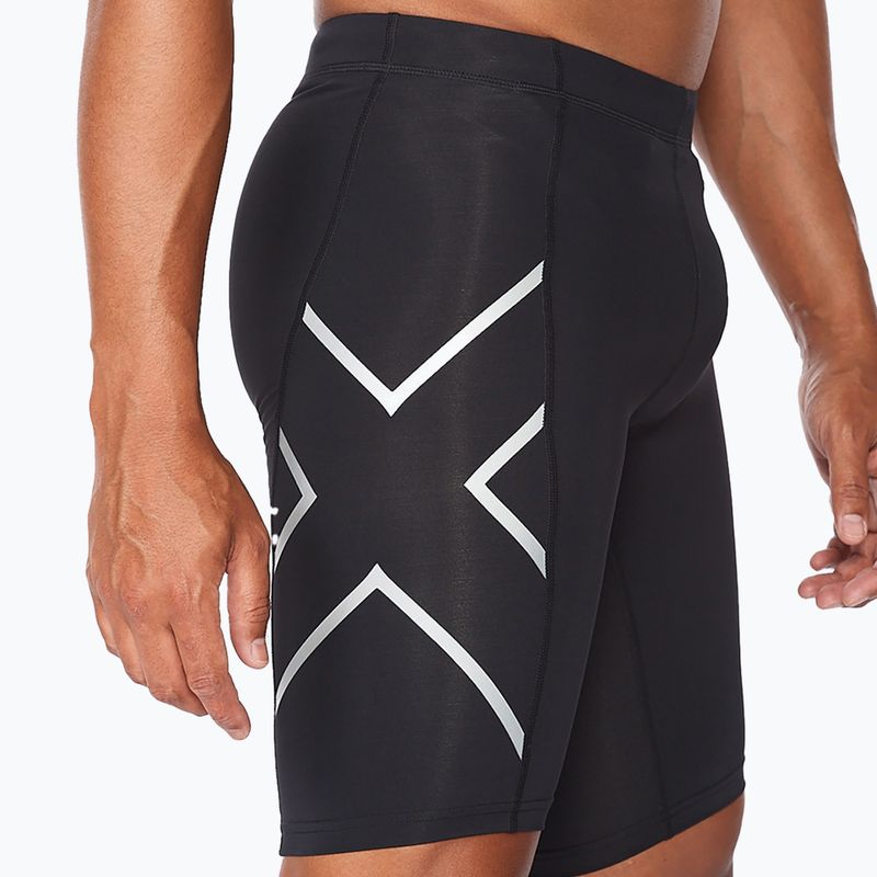 Férfi 2XU Core Compression edzőnadrág fekete/ezüst MA3851B 4