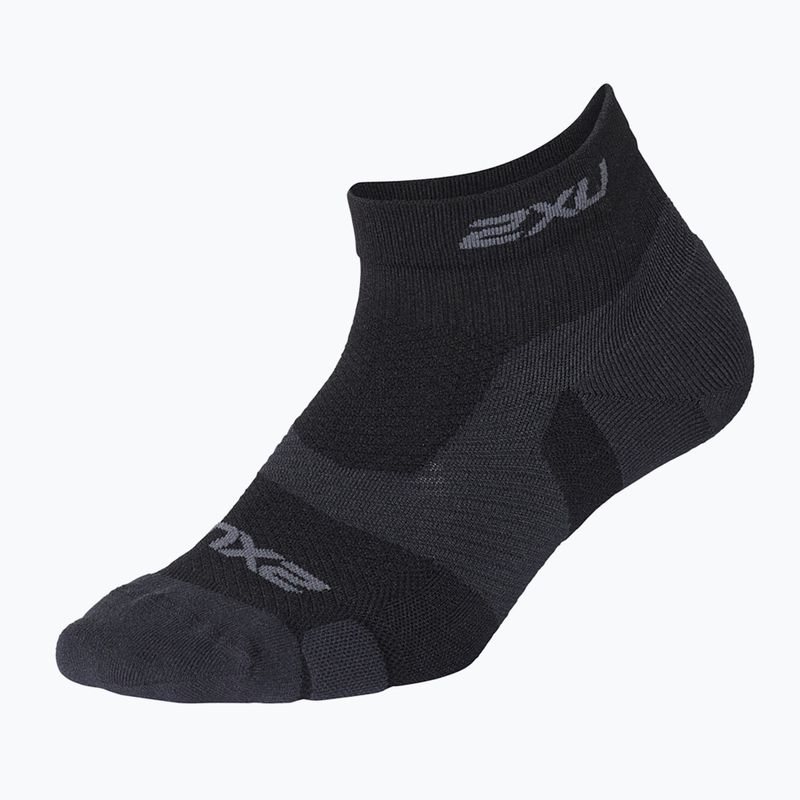 2XU Vectr Lght Cush 1/4 Crew sportzokni fekete UA5047E