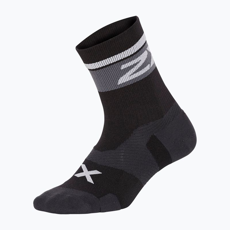 2XU Vectr Cushion Crew sportzokni fekete-fehér UA5053E