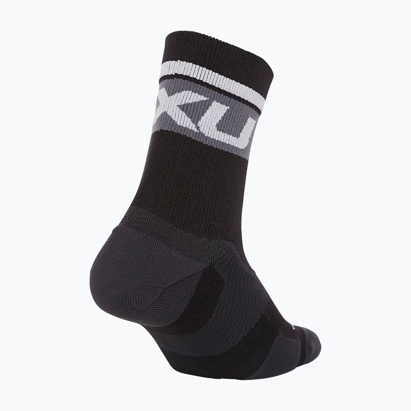 2XU Vectr Cushion Crew sportzokni fekete-fehér UA5053E 2
