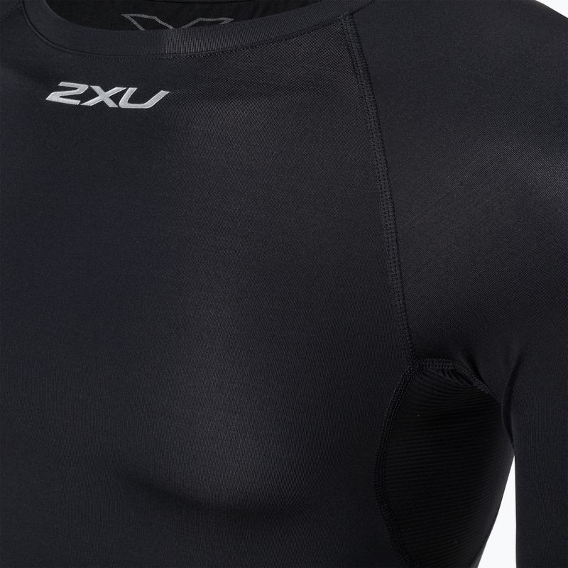 Férfi hosszú ujjú edzőruha 2XU Core Compression fekete MA6398A 6