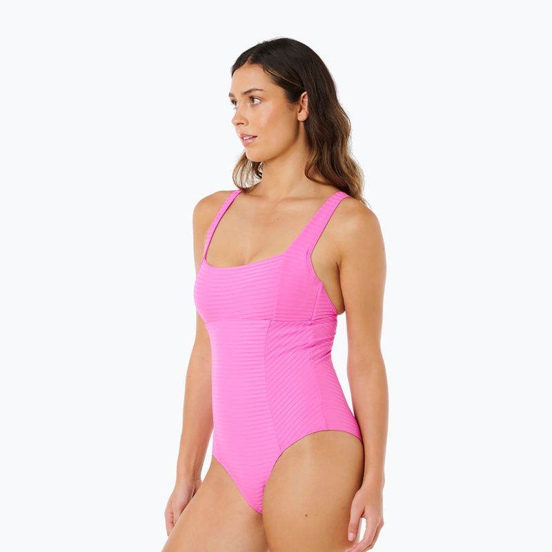 Női egyrészes fürdőruha Rip Curl Premium Surf D-Dd super pink 5
