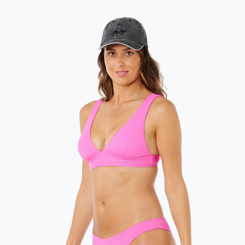 A női fürdőruha felső része Rip Curl Premium Surf D-Dd Deep V super pink 4