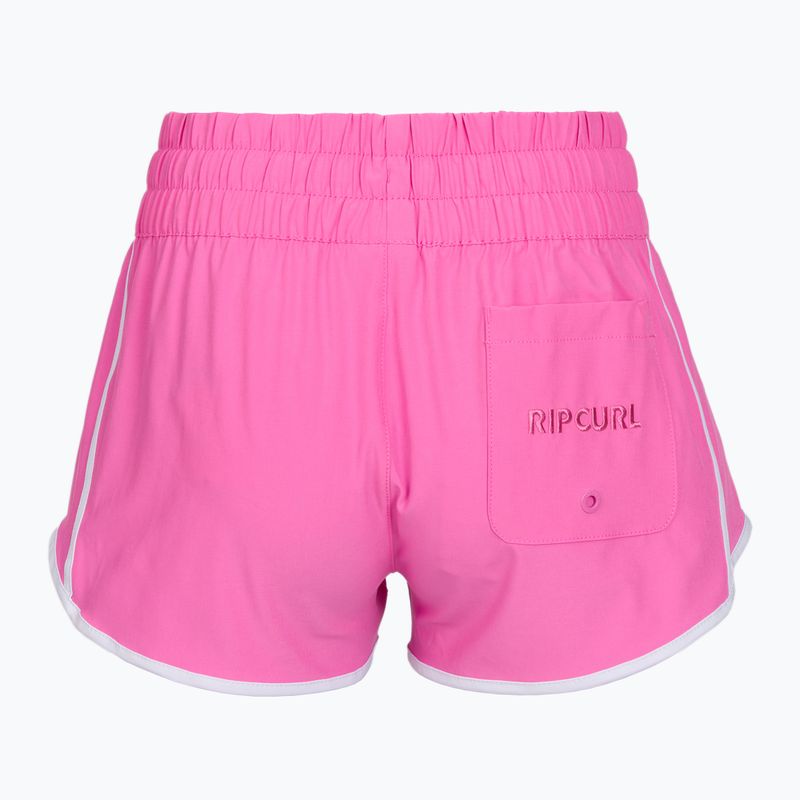 Női fürdősort Rip Curl High Waist Retro Volley 3" super pink 7