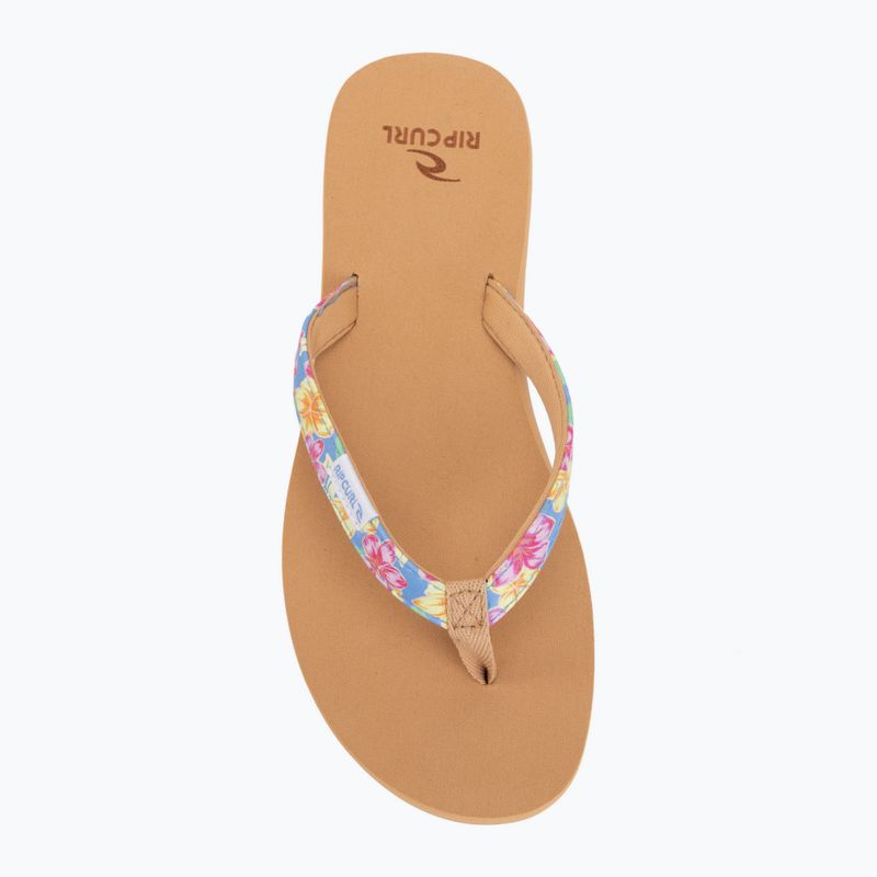 Női papucsok Rip Curl Freedom Bloom Open Toe cornflower blue 5