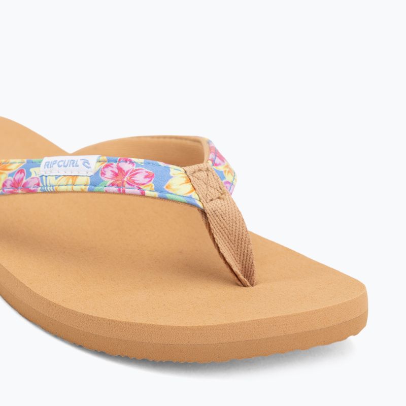 Női papucsok Rip Curl Freedom Bloom Open Toe cornflower blue 7
