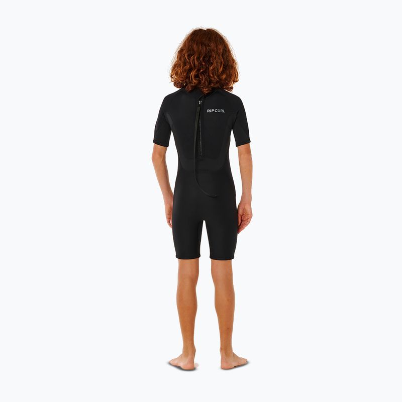 Gyerek úszóruha Rip Curl Trad 2/2mm Back Zip Springsuit black 2
