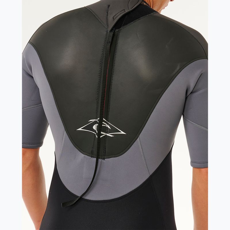 Férfi úszóruha Rip Curl Omega 2/2 mm Back Zip Springsuit grey 4
