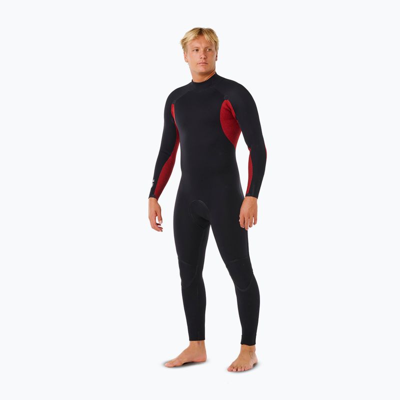 Férfi úszóruha Rip Curl Trad 4/3 mm Back Zip black 4