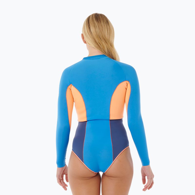 Női neoprén ruha Rip Curl G-Bomb 1,5 mm Full Zip Springsuit electric blue 3
